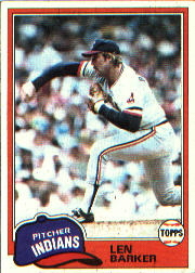 1981 Topps Baseball Cards      432     Len Barker